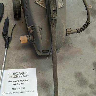 Chicago Electric Pressure Washer w/ Cart