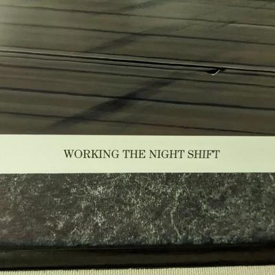 Signed and Numbered "Working the Night Shift" Vought F4U Corsair