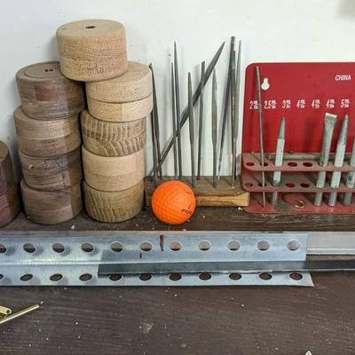 Contents of Peg Board in Shop 1