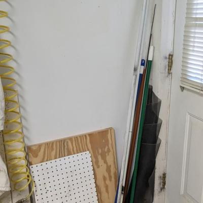 Contents of Peg Board in Shop 1