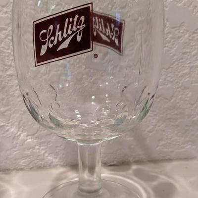 Safe Lite and Schlitz Bar Glasses
