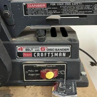 Delta  4" Belt and 6" Disc Sander