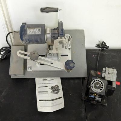 Chicago Electric Saw Blade Sharpener with Drill Bit Sharpener