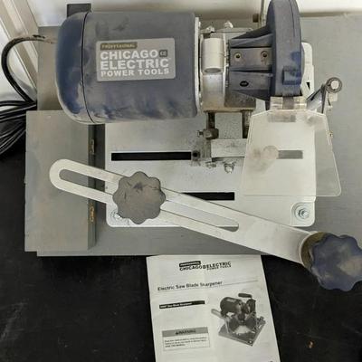 Chicago Electric Saw Blade Sharpener with Drill Bit Sharpener