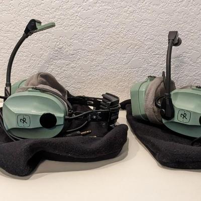 David Clark H10-80 and 30 Aviator Headsets