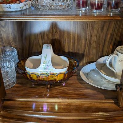 Bassett Hutch with Contents