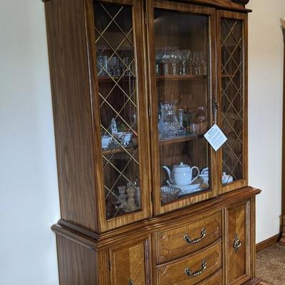 Bassett Hutch with Contents