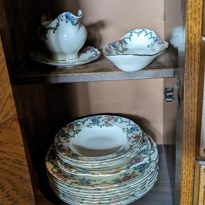 Bassett Hutch with Contents