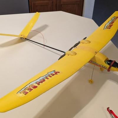 Yellow Bee RC Plane