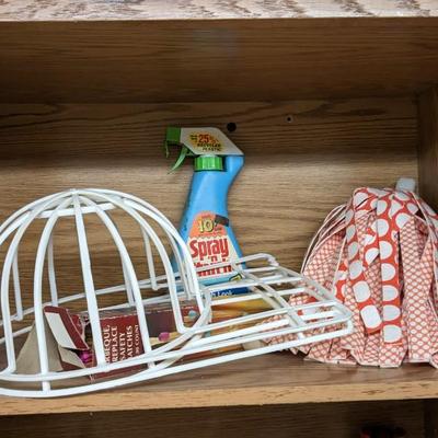 Contents of Cabinets in Wash Room