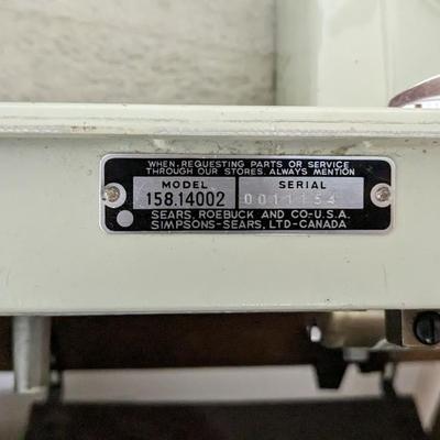 Sears Kenmore Sewing Machine in Table w/ Extras