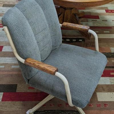 Oval Dining Table and 2 Chairs