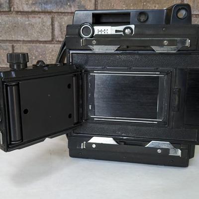 Graflex Speed Graphic 2.25x3.25 Large Format Press/View Camera w/ 23 Slotted Roll Film Holder