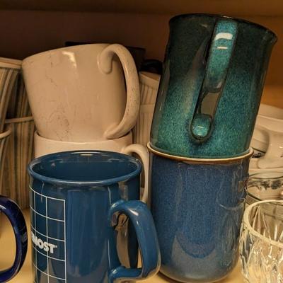 Contents of Upper Kitchen Cabinets (West)