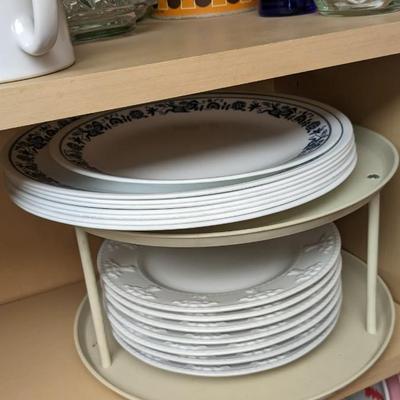 Contents of Upper Kitchen Cabinets (West)