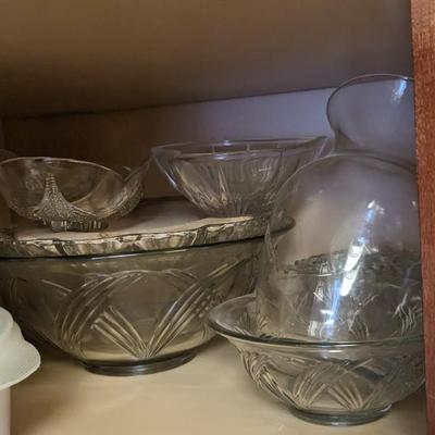 Contents of Upper Kitchen Cabinets (West)