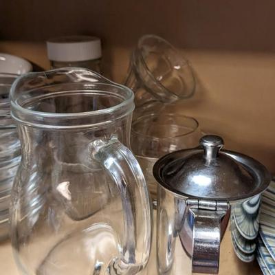Contents of Upper Kitchen Cabinets (West)