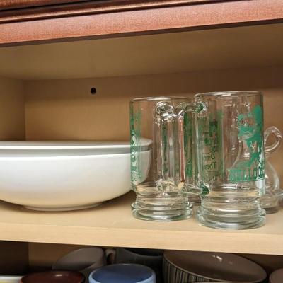 Contents of Upper Kitchen Cabinets (West)