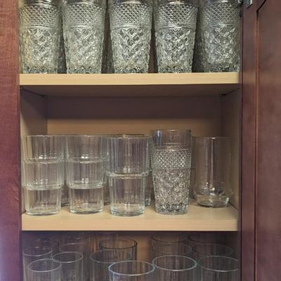 Contents of Upper Kitchen Cabinets (West)
