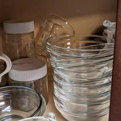 Contents of Upper Kitchen Cabinets (West)