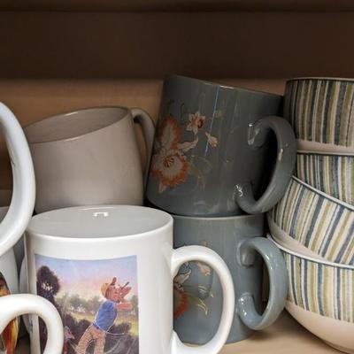 Contents of Upper Kitchen Cabinets (West)