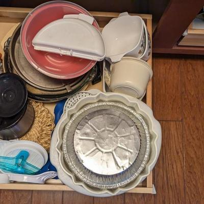 Contents of Lower Kitchen Cabinets (East)