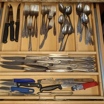 Contents of Lower Kitchen Cabinets (East)
