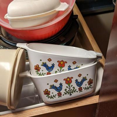 Contents of Lower Kitchen Cabinets (East)