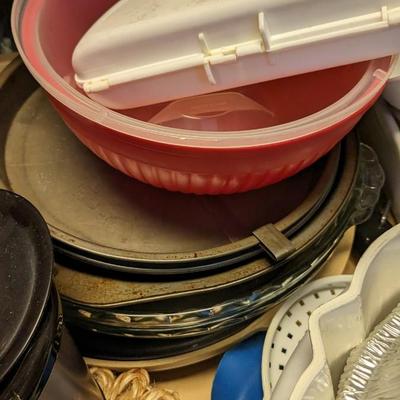 Contents of Lower Kitchen Cabinets (East)
