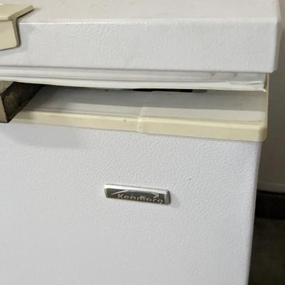 Mini Kenmore Deep Freeze and Garage Fridge