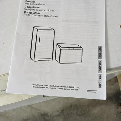 Mini Kenmore Deep Freeze and Garage Fridge