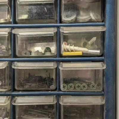 Wall Organizers and Contents