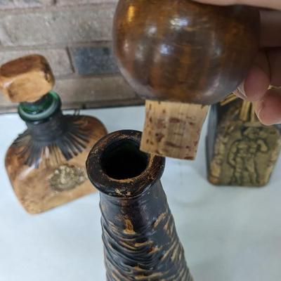 Decorative Decanters and Lead Crystal Ice Bucket 