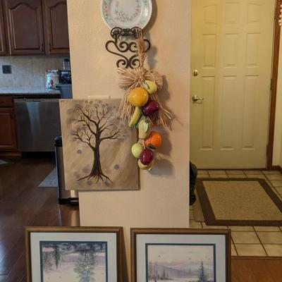 Framed Art and Decorative Wall Hangings