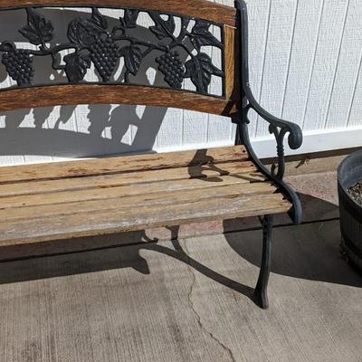 Sitting Bench and Pots