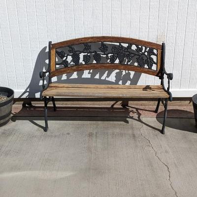 Sitting Bench and Pots
