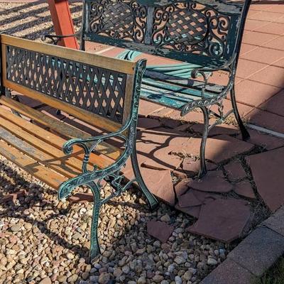 Garden Benches and Bird Feeders