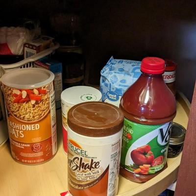 Contents of Lower Kitchen Cabinets (West)