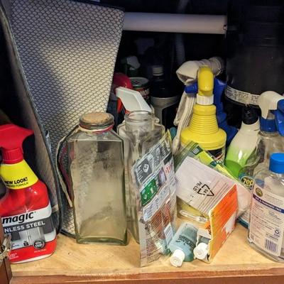 Contents of Lower Kitchen Cabinets (West)