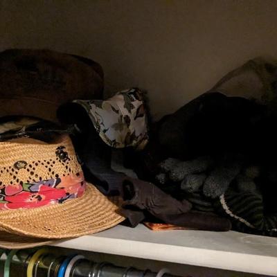Contents of Hall Coat Closet