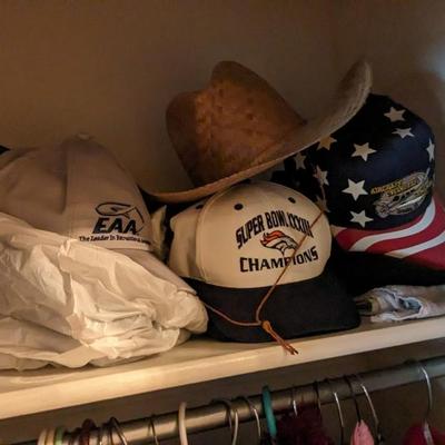 Contents of Hall Coat Closet
