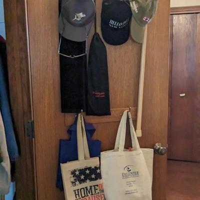 Contents of Hall Coat Closet