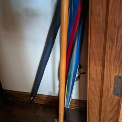 Contents of Hall Coat Closet