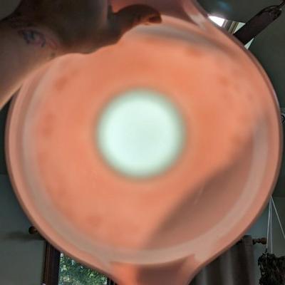 Pyrex Pink Gooseberry 444 Cinderella Mixing Bowl