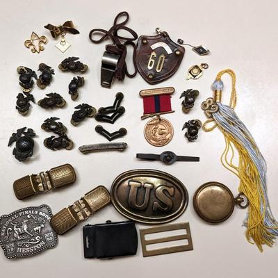 USMC Pins and More