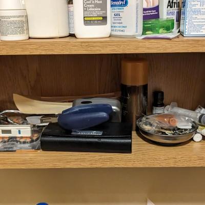 Contents Of Main Bedroom Bathroom and Vanity Area