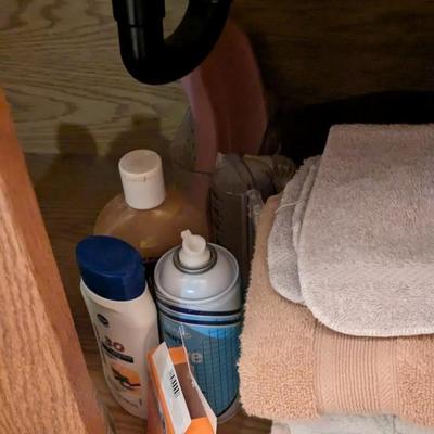 Contents Of Main Bedroom Bathroom and Vanity Area