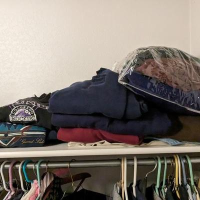 Contents of Main Closet (Left Side)