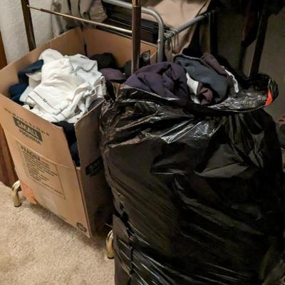 Contents of Main Closet (Left Side)