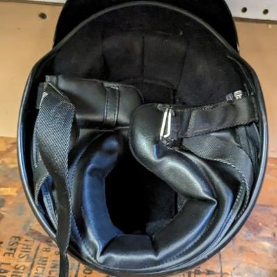 Riding Helmet and Sunglasses